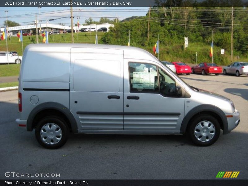  2011 Transit Connect XLT Cargo Van Silver Metallic