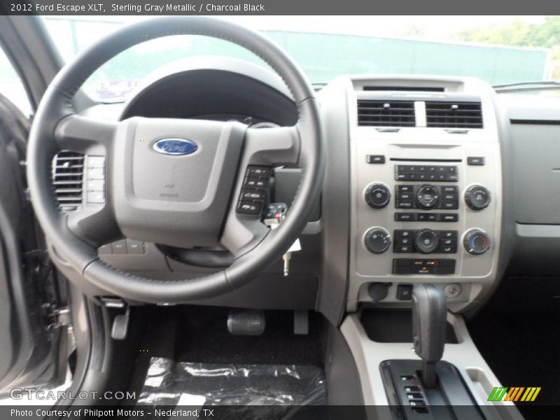 Sterling Gray Metallic / Charcoal Black 2012 Ford Escape XLT