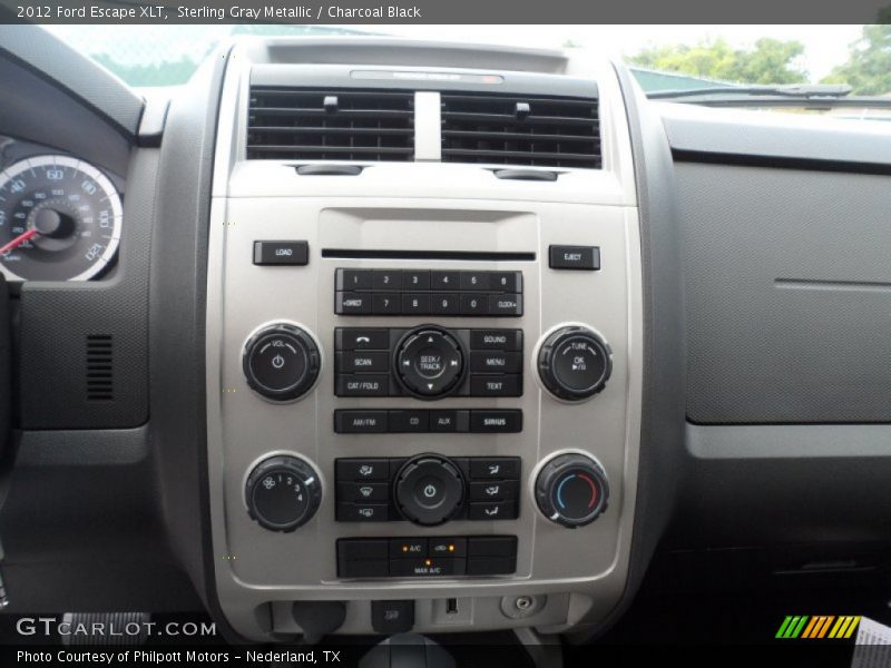 Sterling Gray Metallic / Charcoal Black 2012 Ford Escape XLT