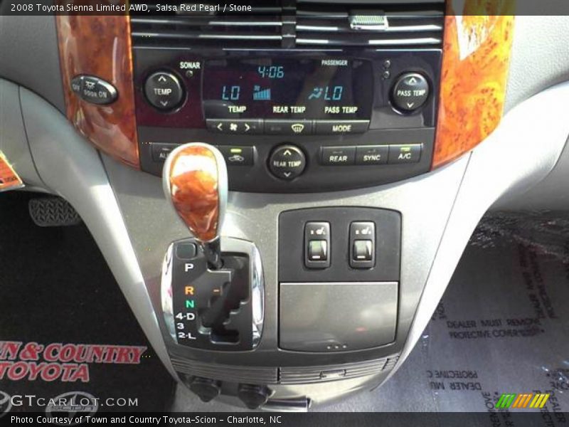 Salsa Red Pearl / Stone 2008 Toyota Sienna Limited AWD