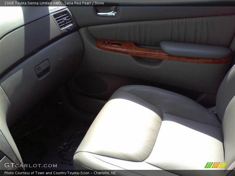 Salsa Red Pearl / Stone 2008 Toyota Sienna Limited AWD