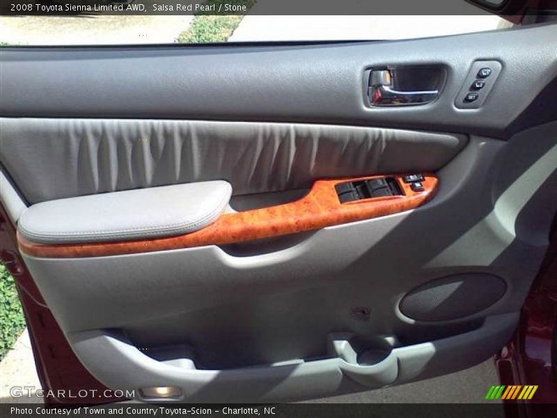 Salsa Red Pearl / Stone 2008 Toyota Sienna Limited AWD