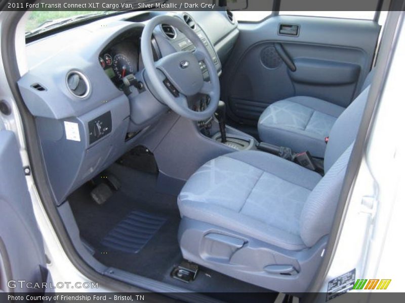  2011 Transit Connect XLT Cargo Van Dark Grey Interior