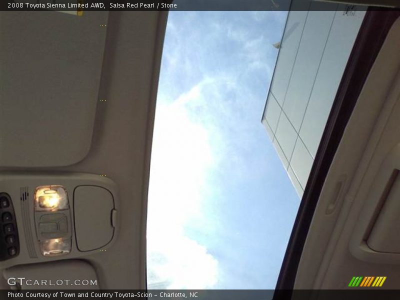 Salsa Red Pearl / Stone 2008 Toyota Sienna Limited AWD
