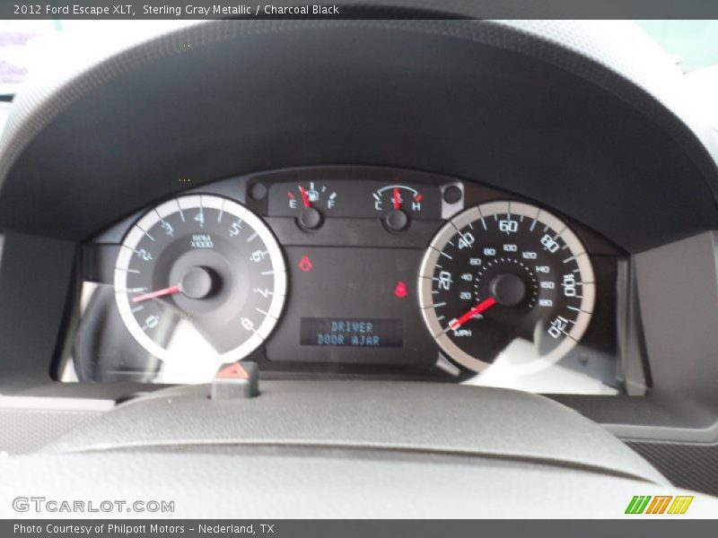 Sterling Gray Metallic / Charcoal Black 2012 Ford Escape XLT