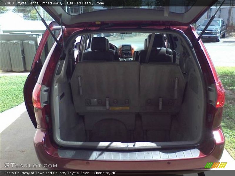 Salsa Red Pearl / Stone 2008 Toyota Sienna Limited AWD