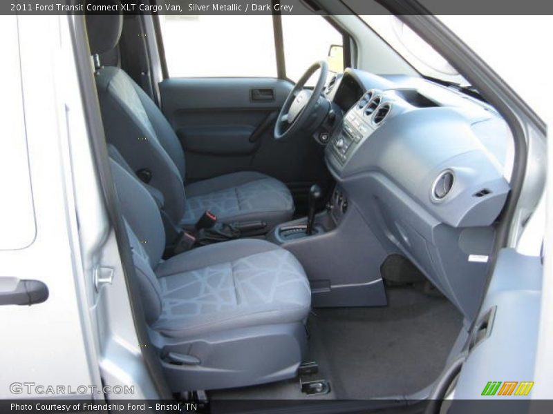  2011 Transit Connect XLT Cargo Van Dark Grey Interior