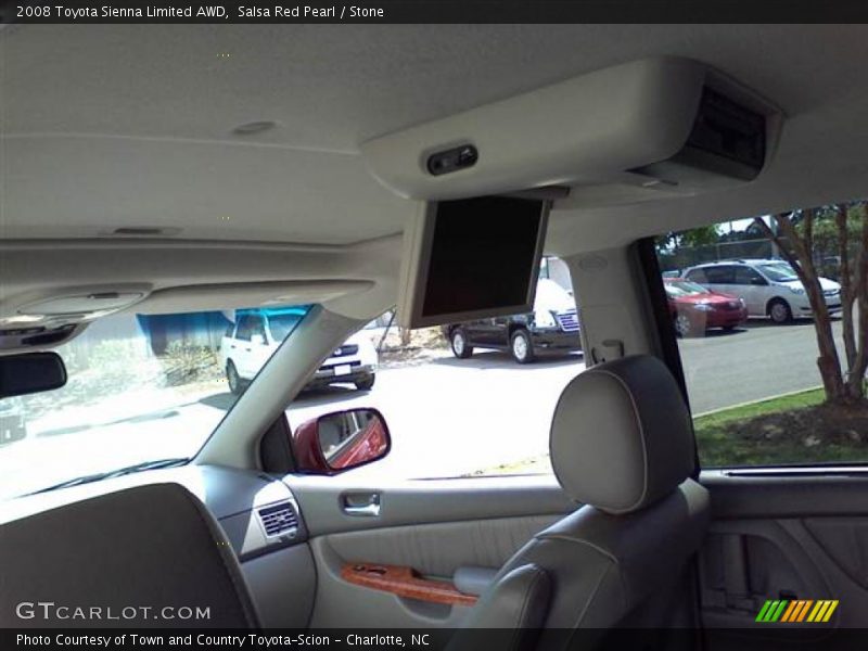 Salsa Red Pearl / Stone 2008 Toyota Sienna Limited AWD