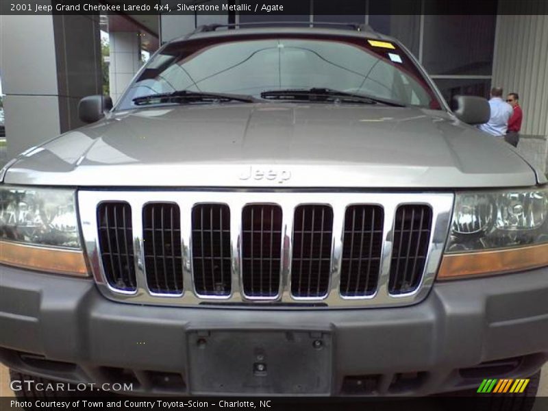 Silverstone Metallic / Agate 2001 Jeep Grand Cherokee Laredo 4x4