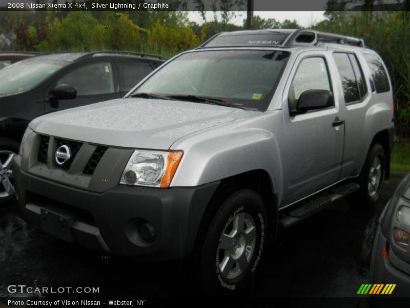 Silver Lightning / Graphite 2008 Nissan Xterra X 4x4
