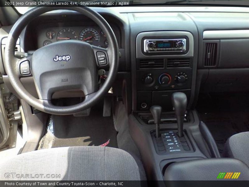 Silverstone Metallic / Agate 2001 Jeep Grand Cherokee Laredo 4x4