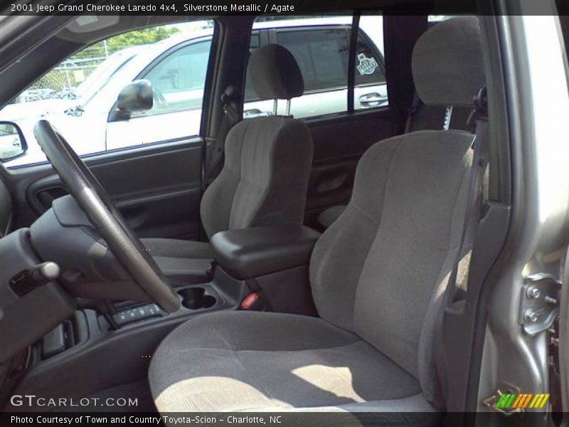 Silverstone Metallic / Agate 2001 Jeep Grand Cherokee Laredo 4x4
