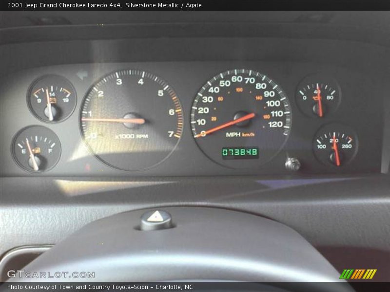 Silverstone Metallic / Agate 2001 Jeep Grand Cherokee Laredo 4x4