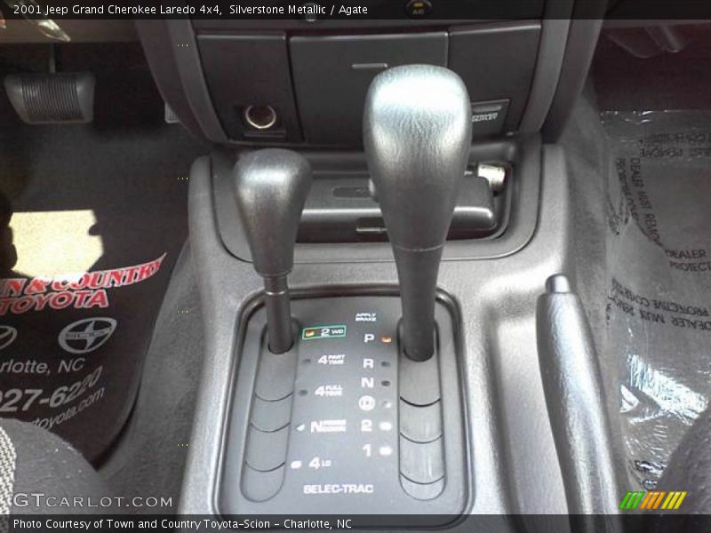 Silverstone Metallic / Agate 2001 Jeep Grand Cherokee Laredo 4x4