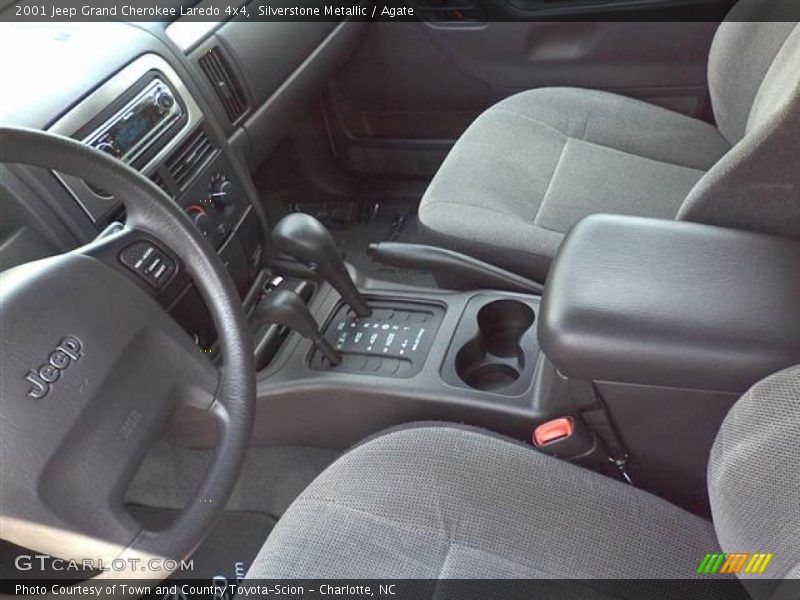 Silverstone Metallic / Agate 2001 Jeep Grand Cherokee Laredo 4x4