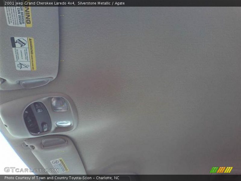 Silverstone Metallic / Agate 2001 Jeep Grand Cherokee Laredo 4x4