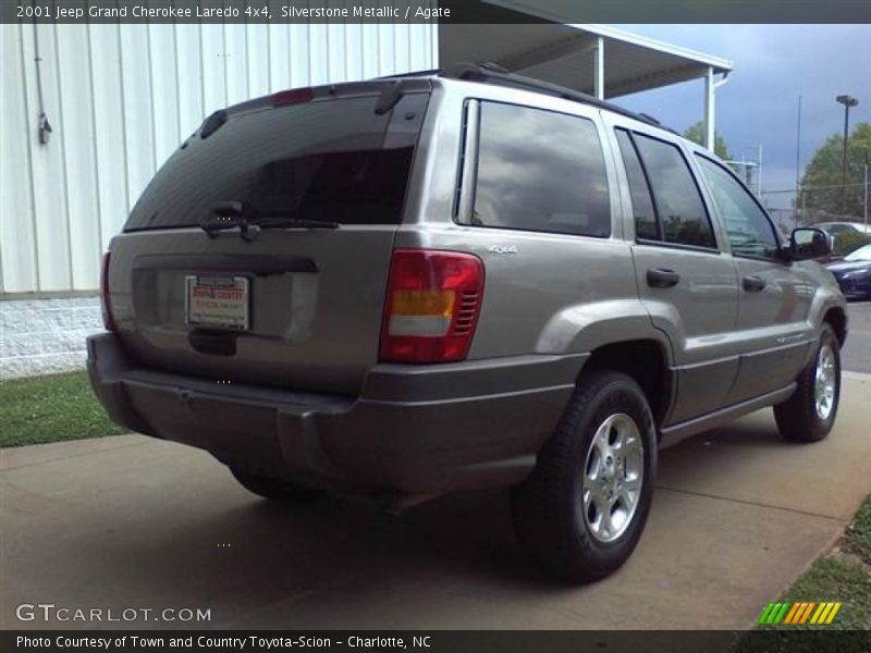 Silverstone Metallic / Agate 2001 Jeep Grand Cherokee Laredo 4x4