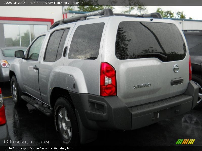 Silver Lightning / Graphite 2008 Nissan Xterra X 4x4