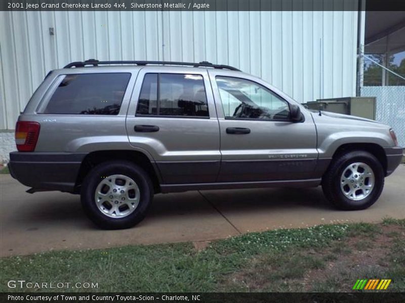 Silverstone Metallic / Agate 2001 Jeep Grand Cherokee Laredo 4x4