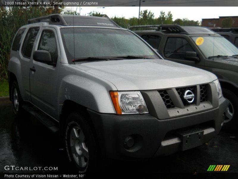 Silver Lightning / Graphite 2008 Nissan Xterra X 4x4