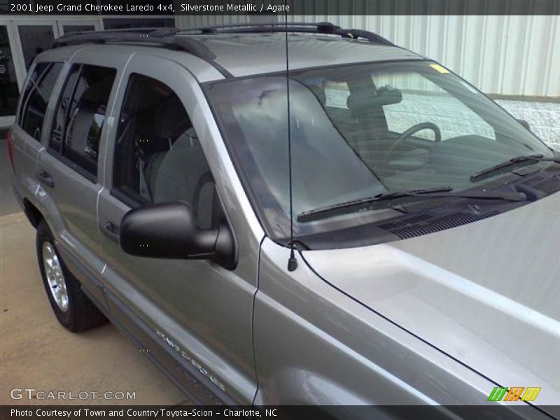 Silverstone Metallic / Agate 2001 Jeep Grand Cherokee Laredo 4x4