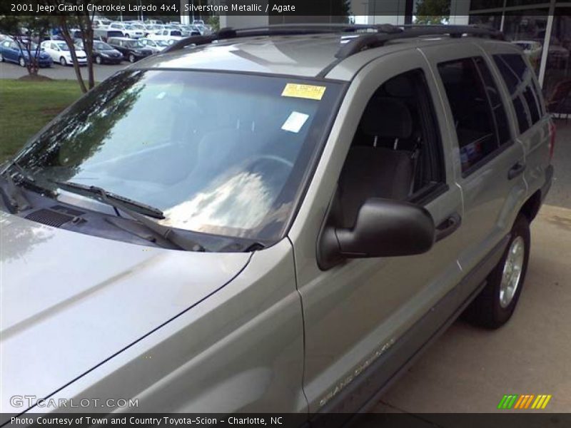 Silverstone Metallic / Agate 2001 Jeep Grand Cherokee Laredo 4x4