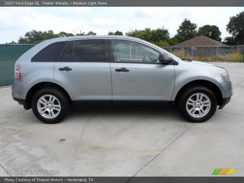 Pewter Metallic / Medium Light Stone 2007 Ford Edge SE