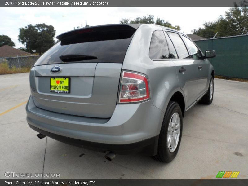 Pewter Metallic / Medium Light Stone 2007 Ford Edge SE