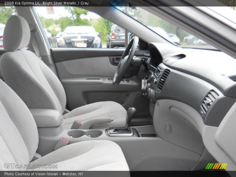 Bright Silver Metallic / Gray 2008 Kia Optima LX