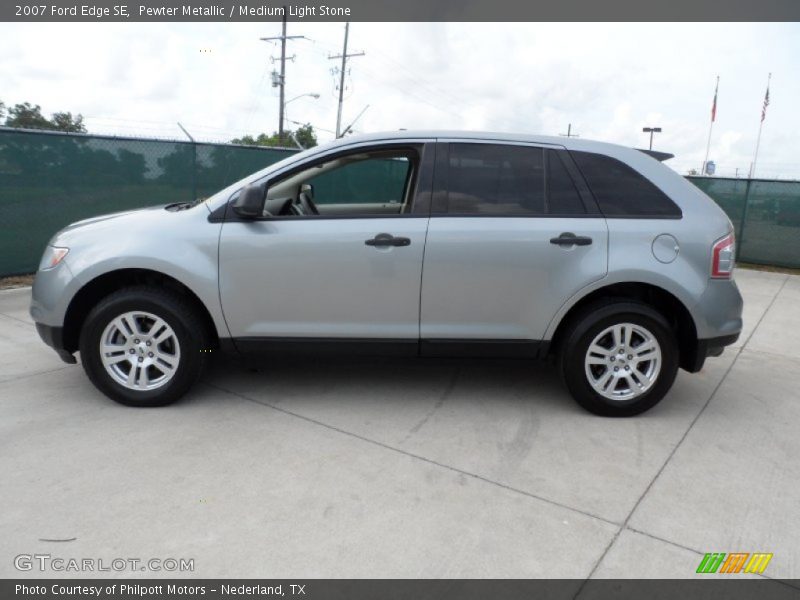 Pewter Metallic / Medium Light Stone 2007 Ford Edge SE