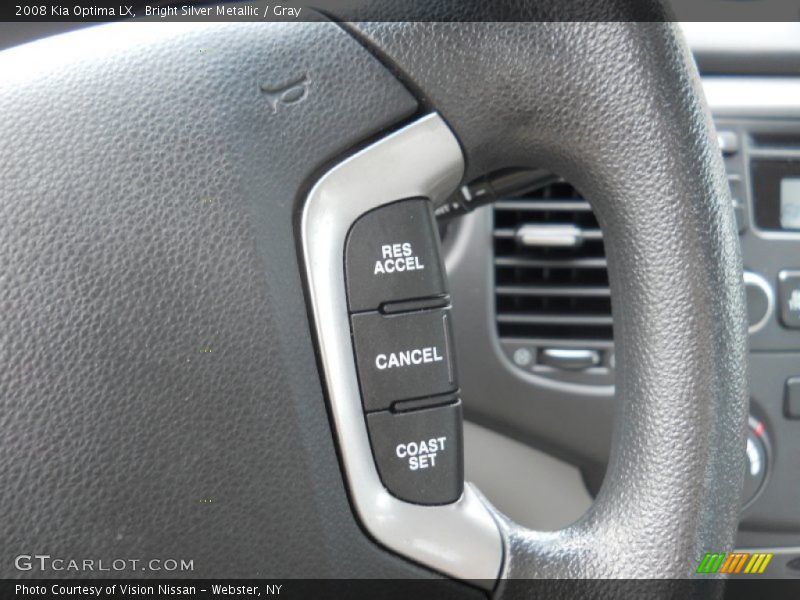 Bright Silver Metallic / Gray 2008 Kia Optima LX