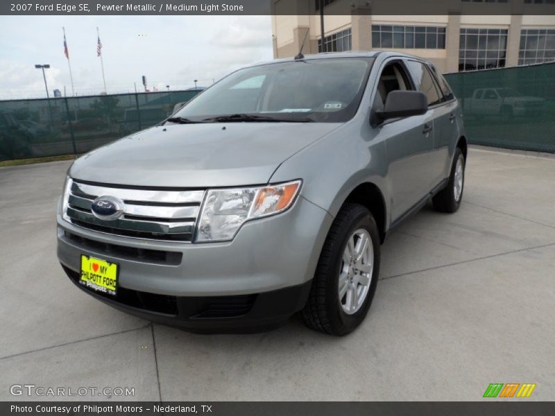 Pewter Metallic / Medium Light Stone 2007 Ford Edge SE