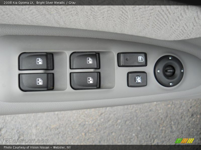 Bright Silver Metallic / Gray 2008 Kia Optima LX