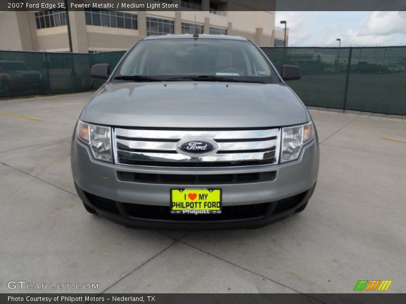 Pewter Metallic / Medium Light Stone 2007 Ford Edge SE