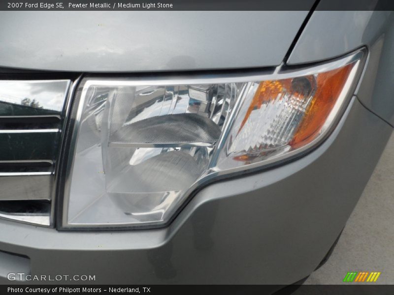 Pewter Metallic / Medium Light Stone 2007 Ford Edge SE