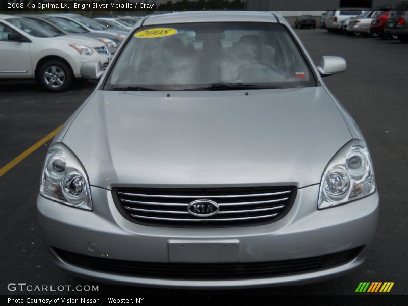 Bright Silver Metallic / Gray 2008 Kia Optima LX