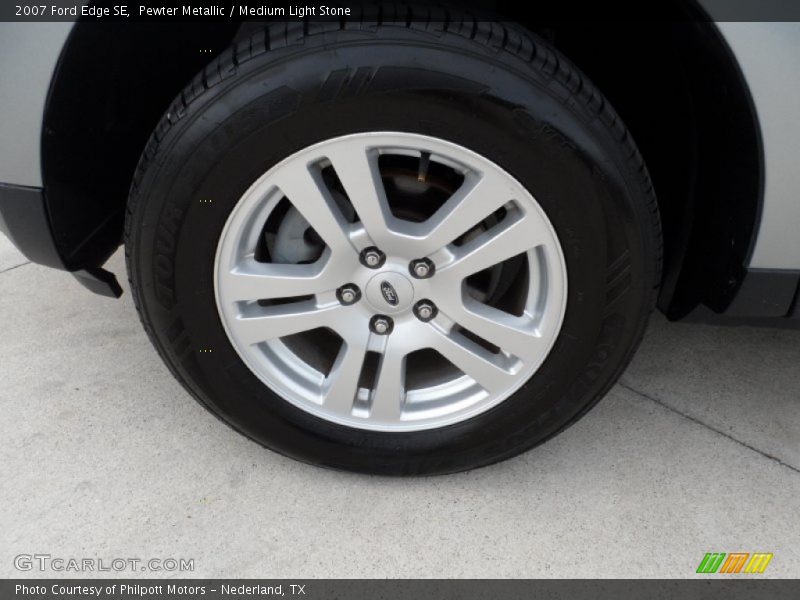 Pewter Metallic / Medium Light Stone 2007 Ford Edge SE