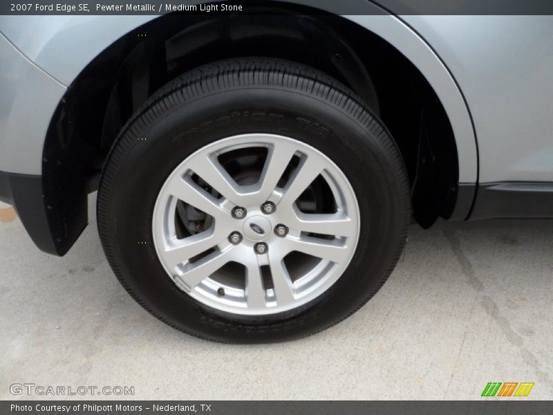 Pewter Metallic / Medium Light Stone 2007 Ford Edge SE