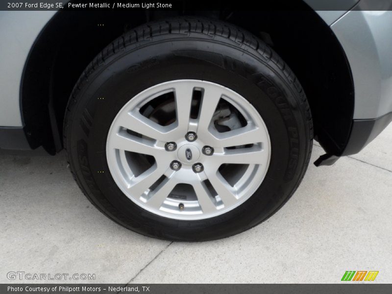 Pewter Metallic / Medium Light Stone 2007 Ford Edge SE