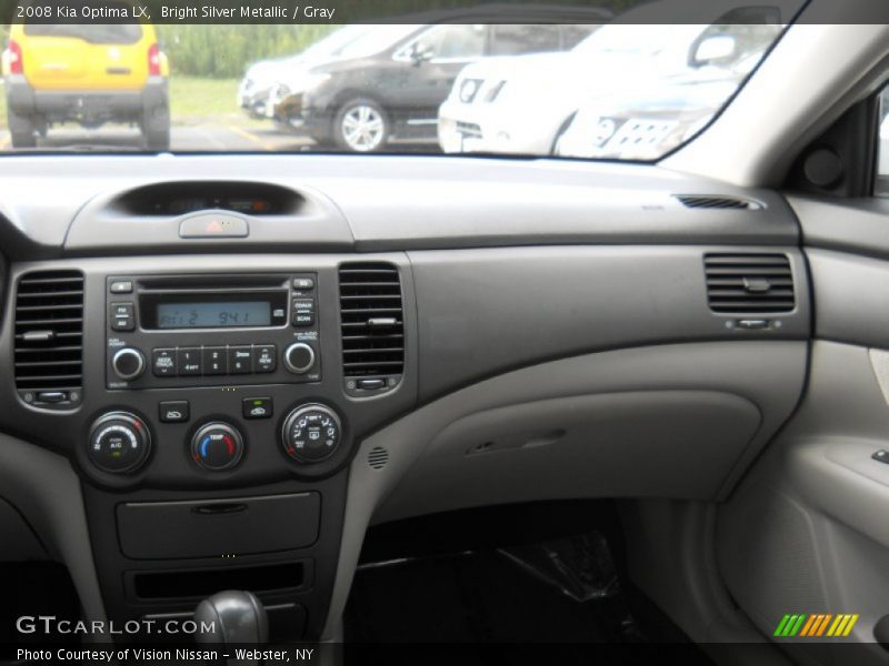 Bright Silver Metallic / Gray 2008 Kia Optima LX