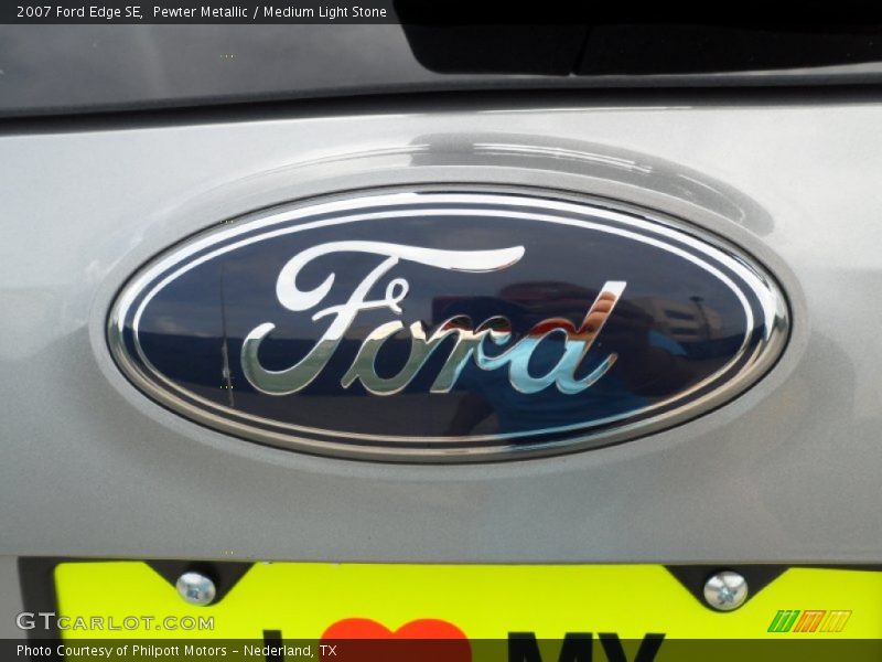 Pewter Metallic / Medium Light Stone 2007 Ford Edge SE
