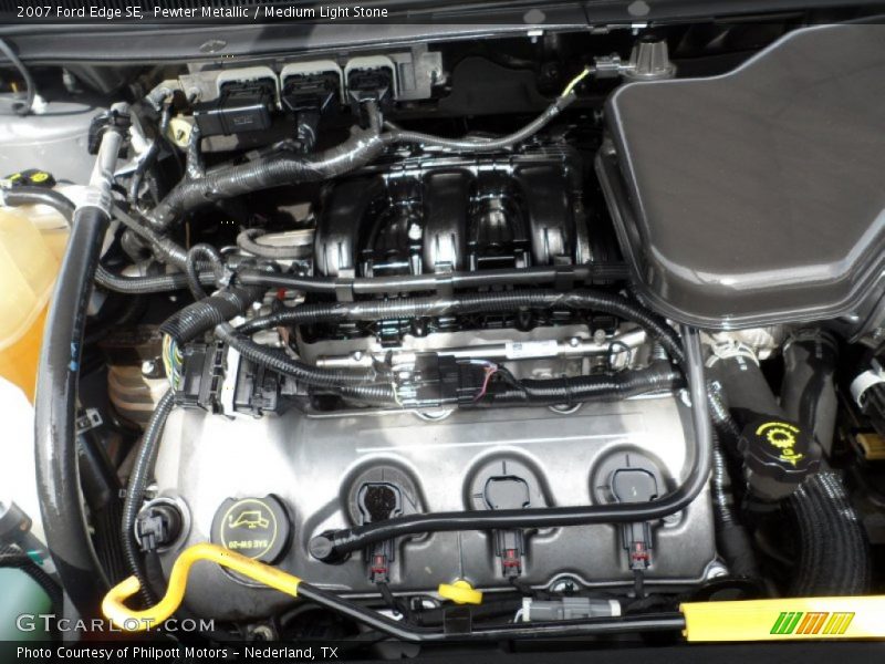 Pewter Metallic / Medium Light Stone 2007 Ford Edge SE