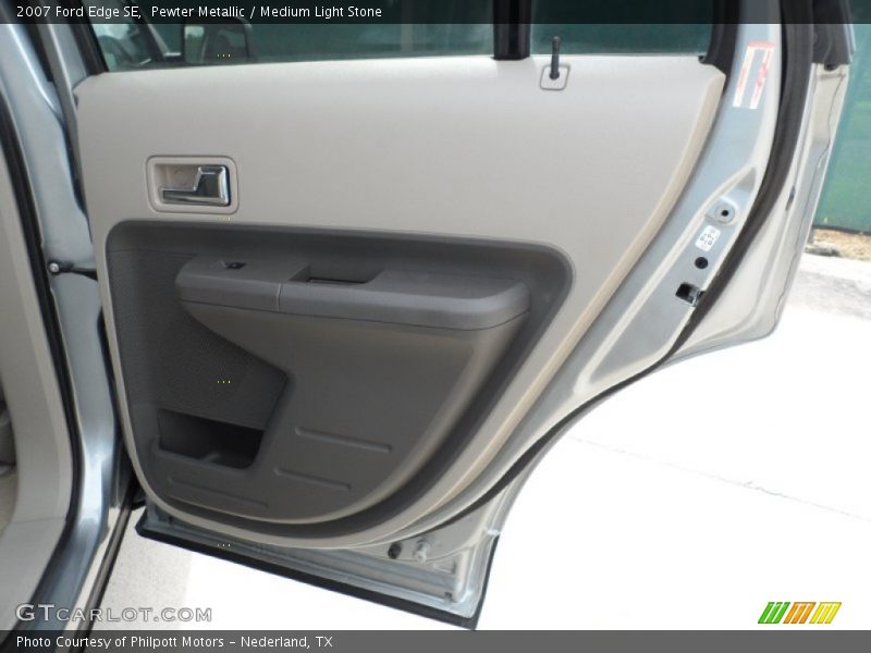 Pewter Metallic / Medium Light Stone 2007 Ford Edge SE