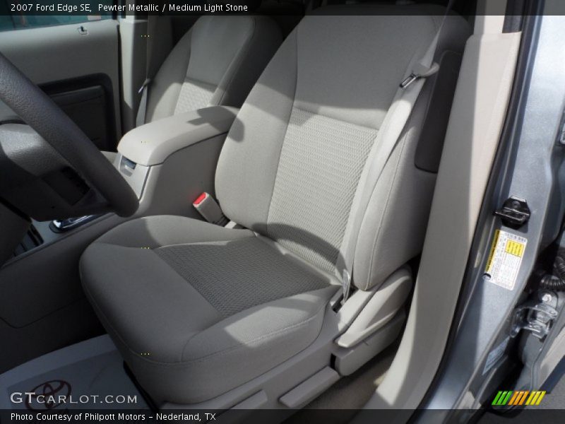 Pewter Metallic / Medium Light Stone 2007 Ford Edge SE