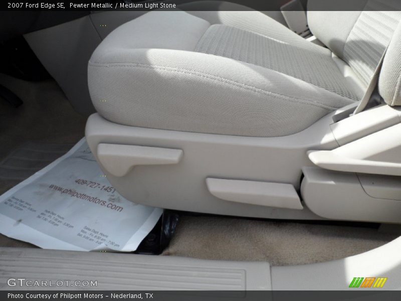 Pewter Metallic / Medium Light Stone 2007 Ford Edge SE
