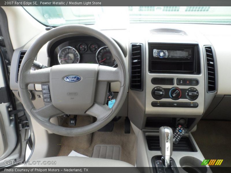 Pewter Metallic / Medium Light Stone 2007 Ford Edge SE