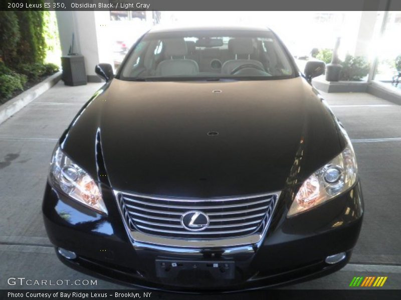 Obsidian Black / Light Gray 2009 Lexus ES 350
