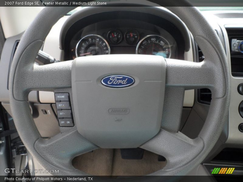 Pewter Metallic / Medium Light Stone 2007 Ford Edge SE