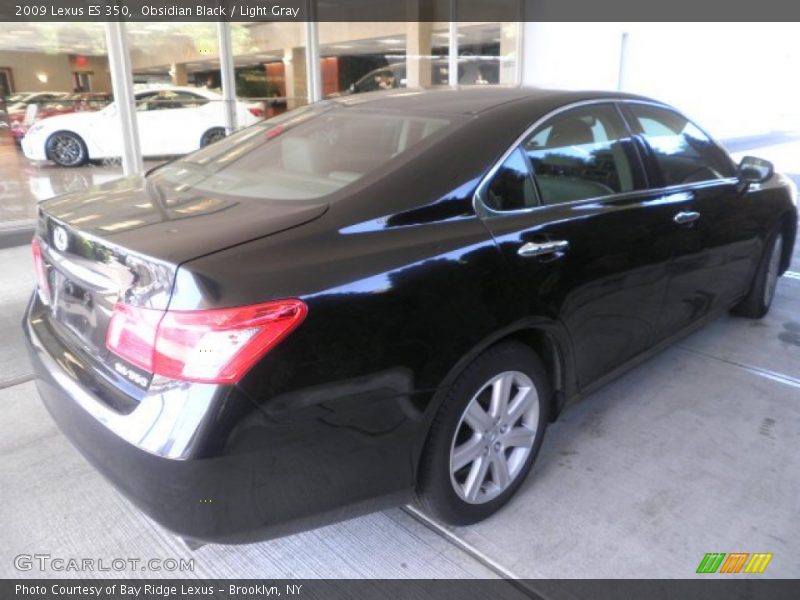 Obsidian Black / Light Gray 2009 Lexus ES 350