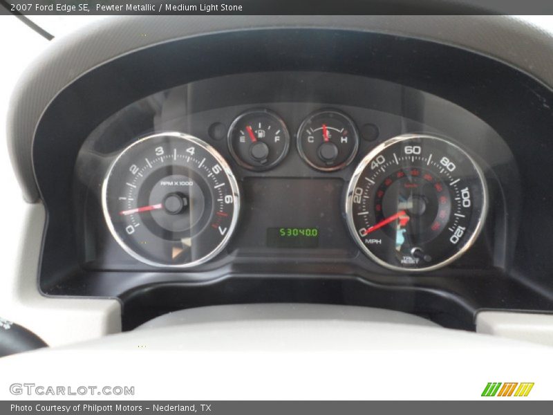 Pewter Metallic / Medium Light Stone 2007 Ford Edge SE